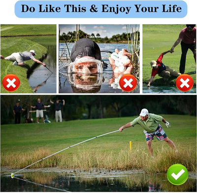 Telescopic Golf Ball Retriever, Portable with Automatic Locking Scoop - Your Gift Ideas