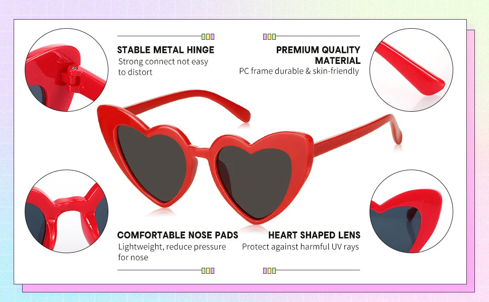 12-100 Pairs Wedding Bodas Heart Sunglasses Bachelorette Bachelor Hen Party Glasses Team Bride Bridesmaids Groomsmen Gifts