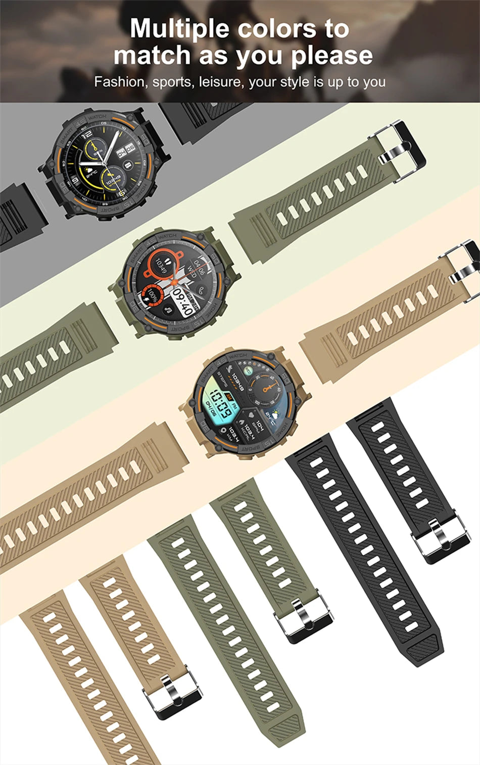 Smartwatch Military Men - YourGiftIdeasUK
