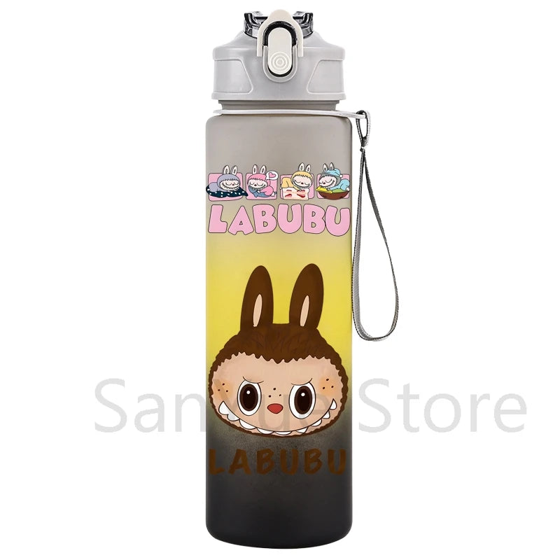 750Ml Cartoon Printed Large Capacity Water Bottle Teenger Student Drinking Portable Cartoon Outdoor Sport Water Cup Kid Gift