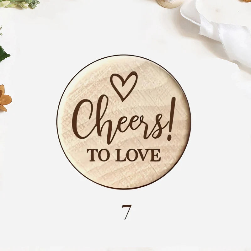 Custom 10pcs Wooden Wine Cork Stoppers with Thank You Card Wedding Party Baptism Ideas Personalized Gift for Guests in Bulk