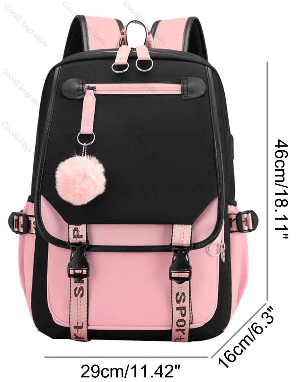 2025 KPop Demon Hunters Print Backpack Large Capacity School Bag Student Bag School Backpack Girls' School Backpack