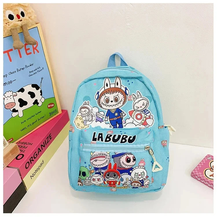 New Large Capacity Children's Backpack Lovely Primary School Student Bag Kindergarten Double Shoulder Bag Bubble Mart Bag