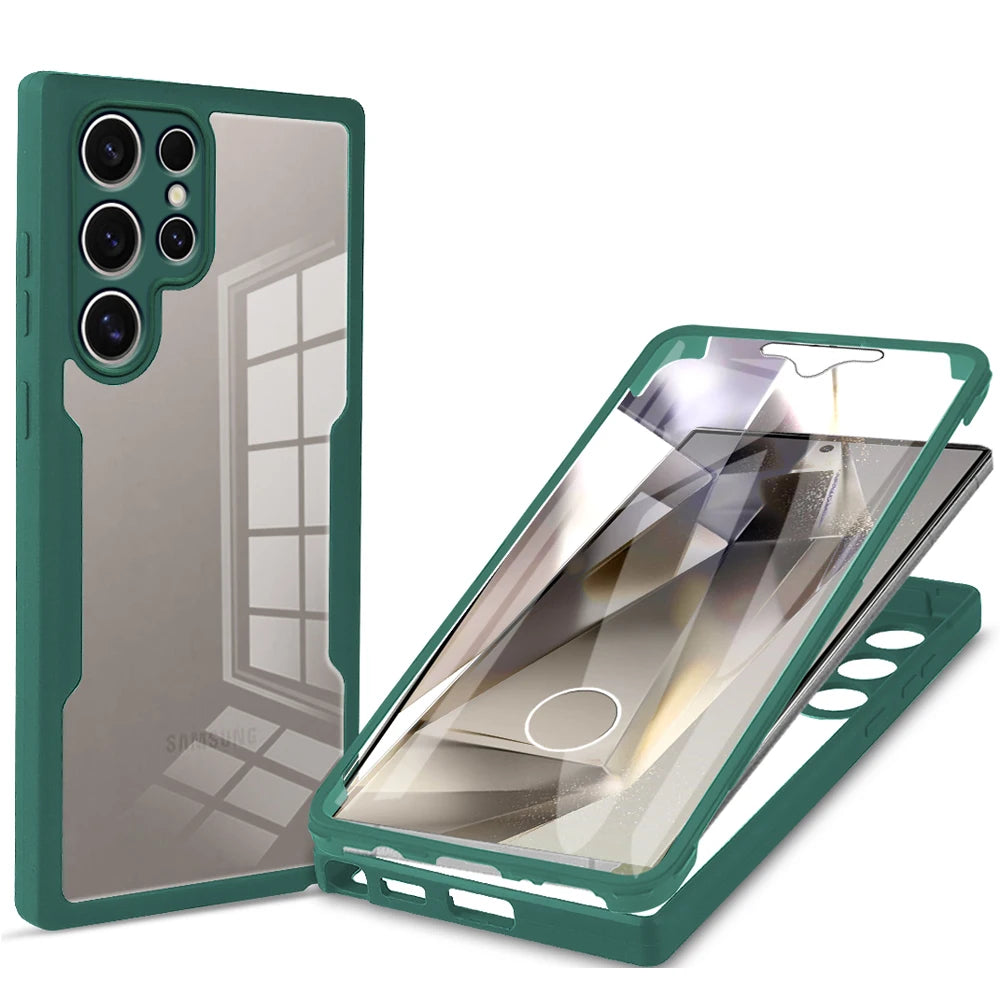 360 SlimFit Clear Case for Samsung Galaxy S21-S24