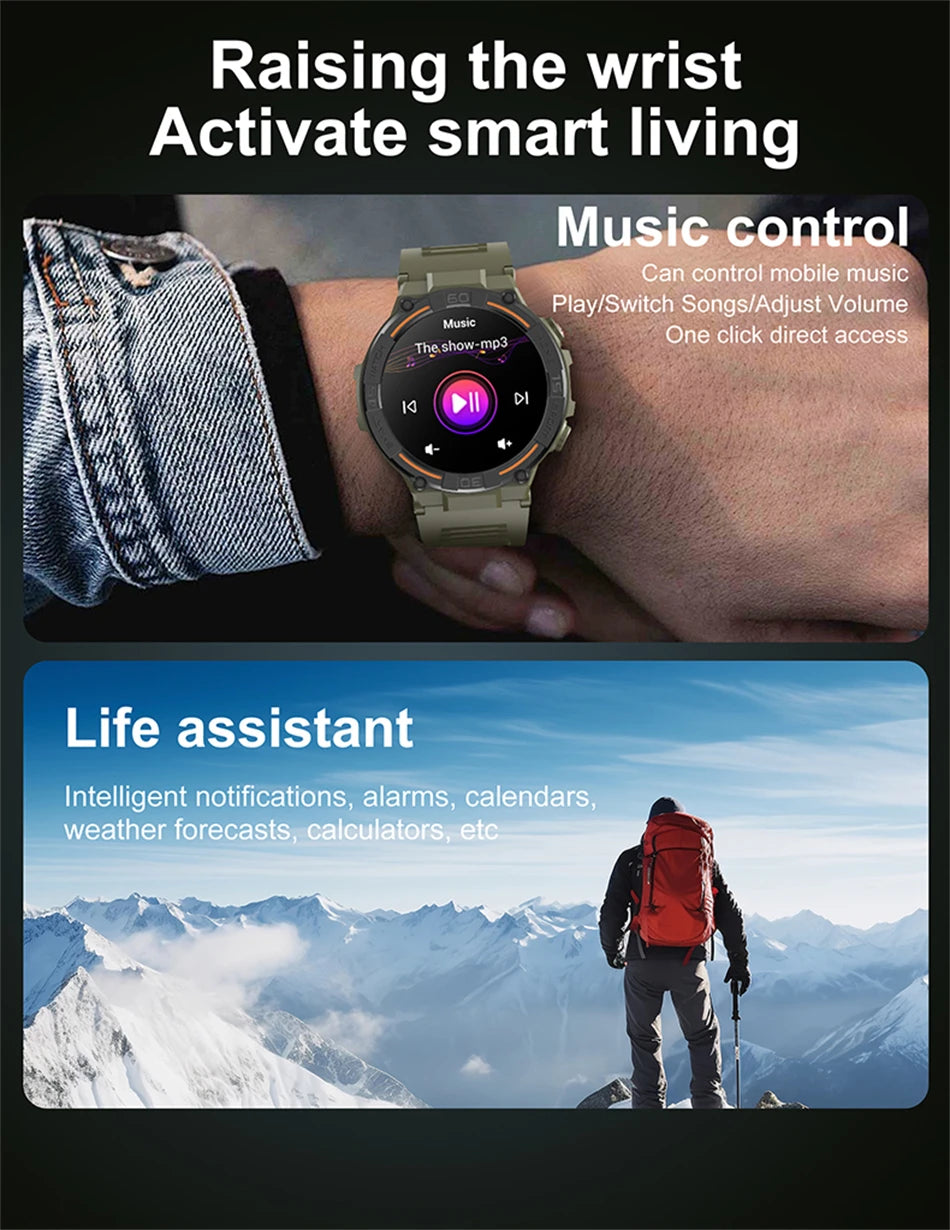 Smartwatch Military Men - YourGiftIdeasUK