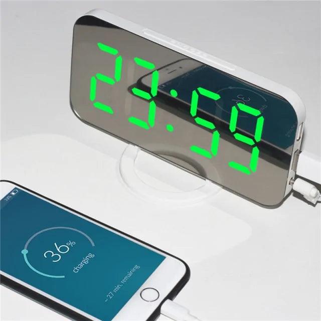 LED Mirror Clock - Your Gift Ideas
