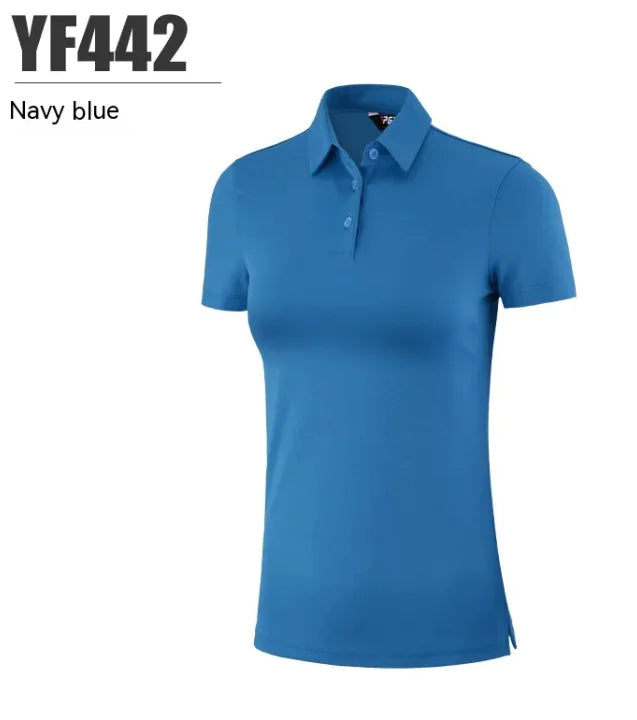 Women's Golf Fashion Sports Short Sleeve