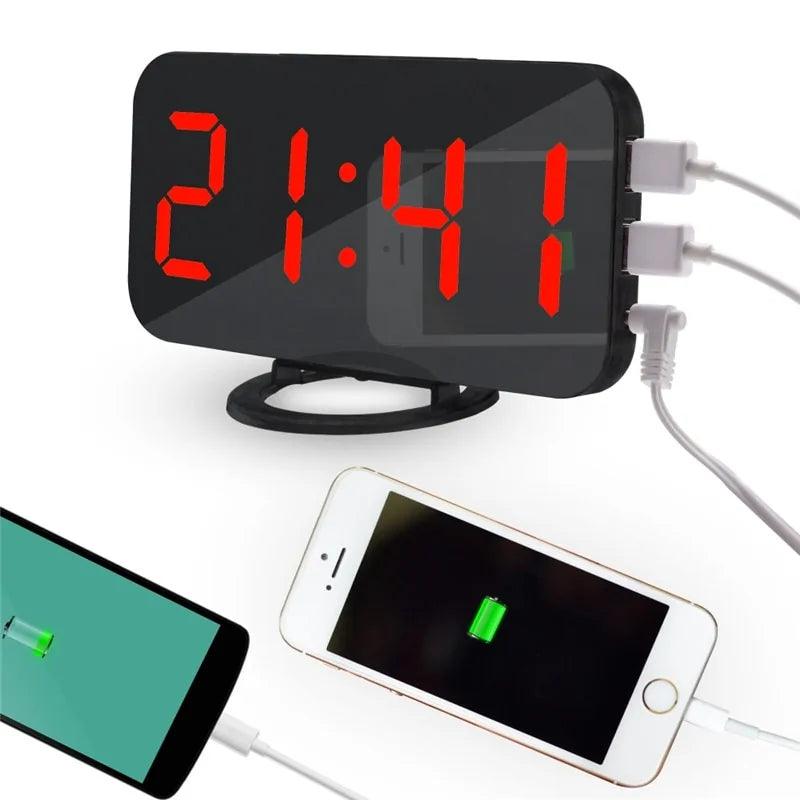 LED Mirror Clock - Your Gift Ideas