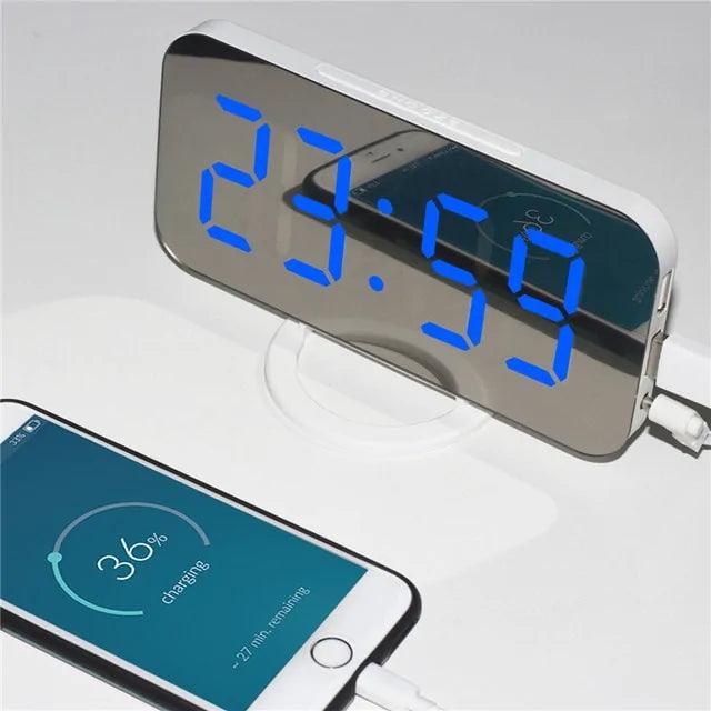LED Mirror Clock - Your Gift Ideas