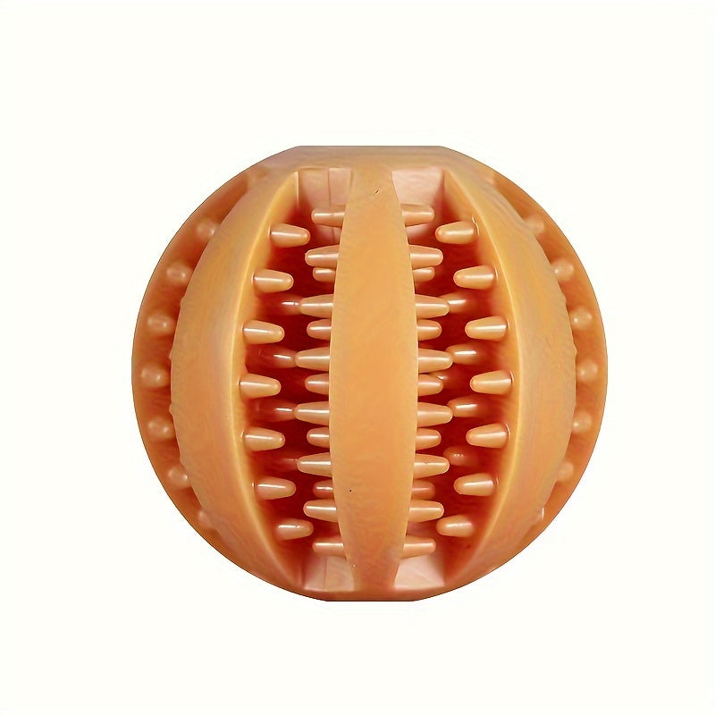 [Interactive Toy] Interactive Dog Ball Toy | 1pc | Durable Plastic | Treat Dispenser, Chew & Tooth Cleaning | Fun and Healthy Play for Puppies and Dogs | All Breeds | Cartoon Design | Functional Pet Accessory