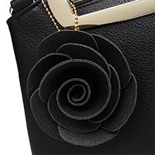 Miss Lulu Handbags for Women Ladies Shoulder Bags Fashion PU Leather Crossbody Top Handle Bag