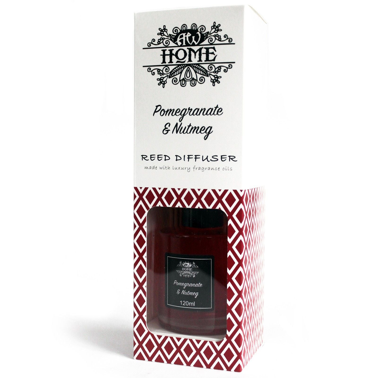 120ml Reed Diffuser -  Pomegranate & Nutmeg - YourGiftIdeasUK