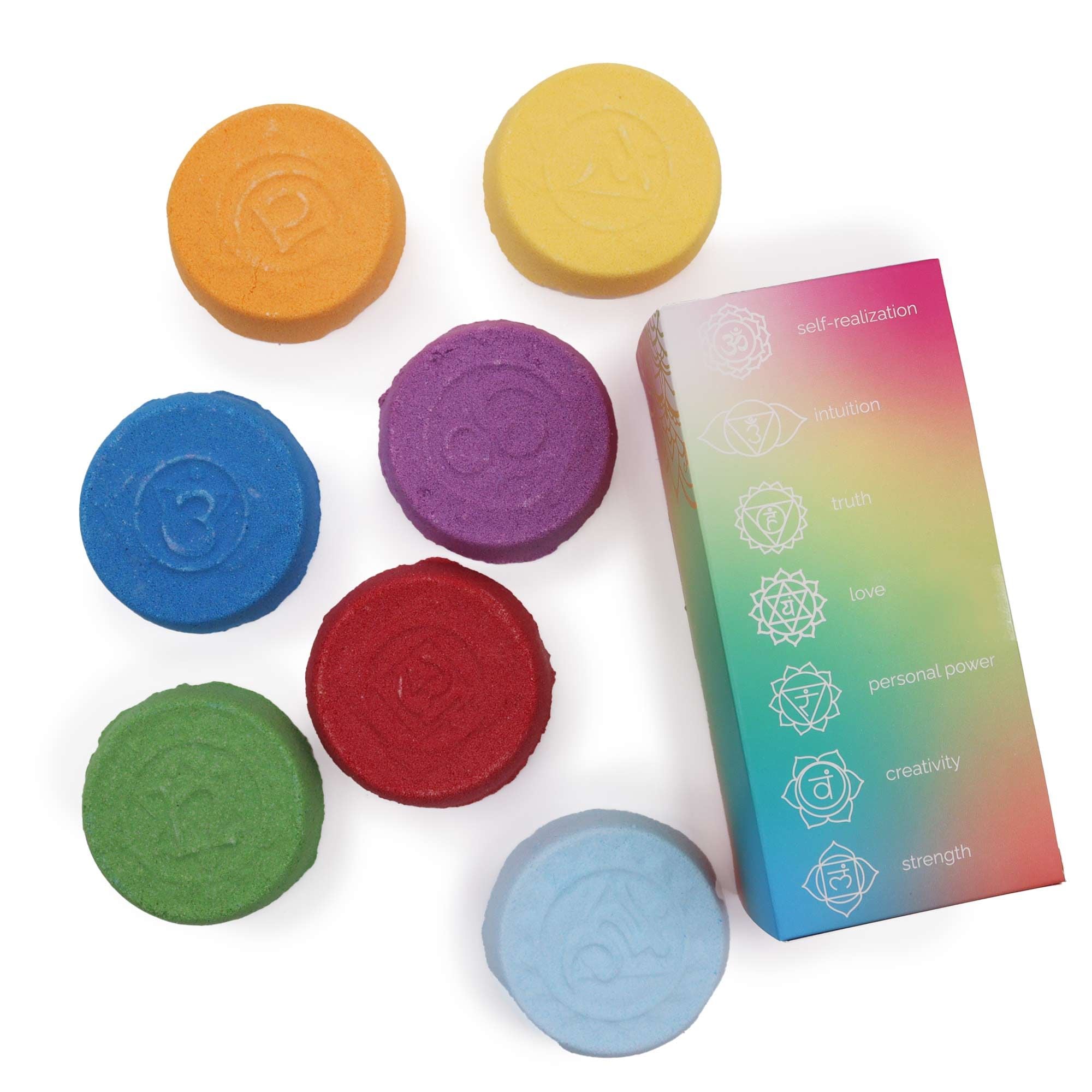 Chakra Bath Fizz - Large Box - Chakra Harmony & Inner Glow - YourGiftIdeasUK