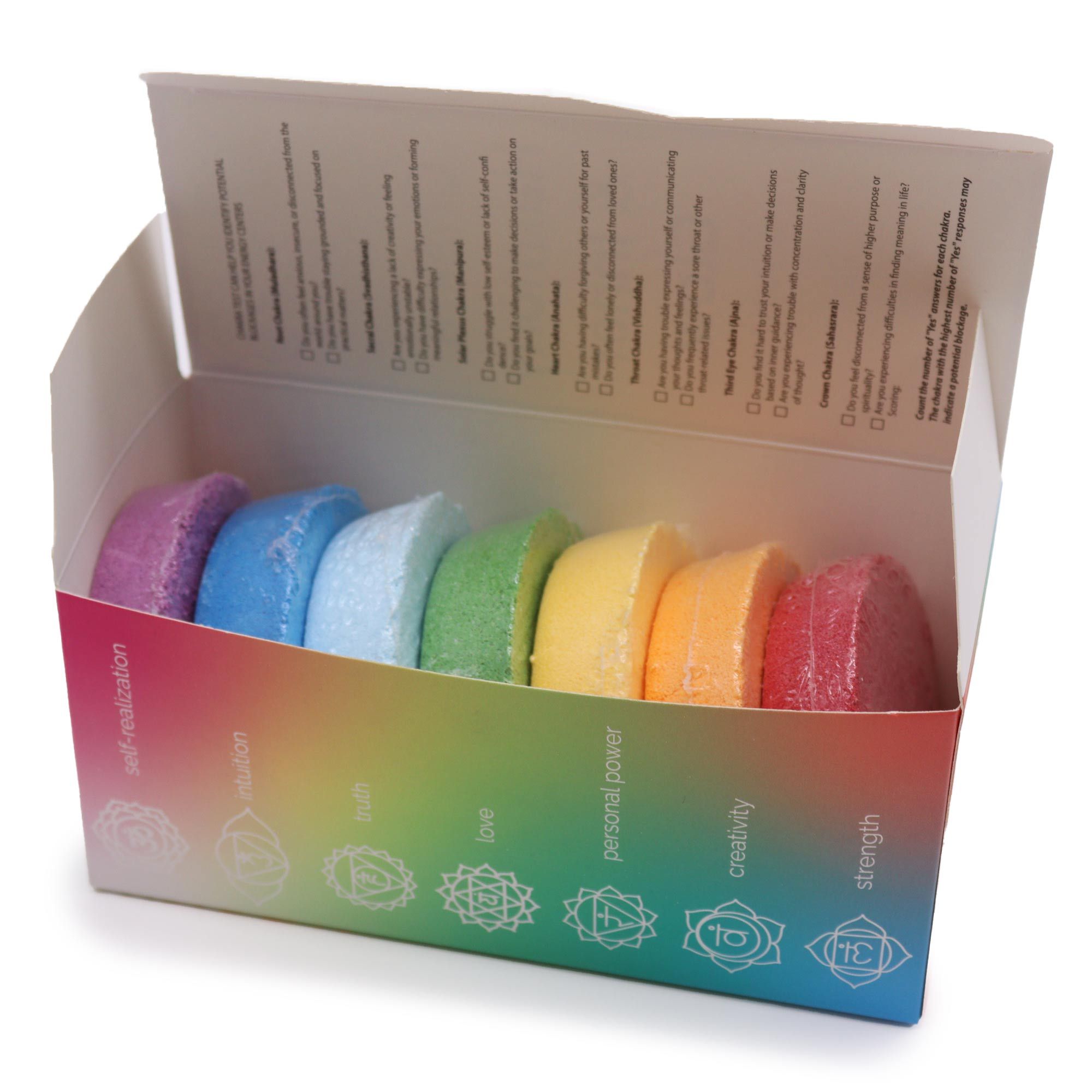 Chakra Bath Fizz - Large Box - Chakra Harmony & Inner Glow - YourGiftIdeasUK