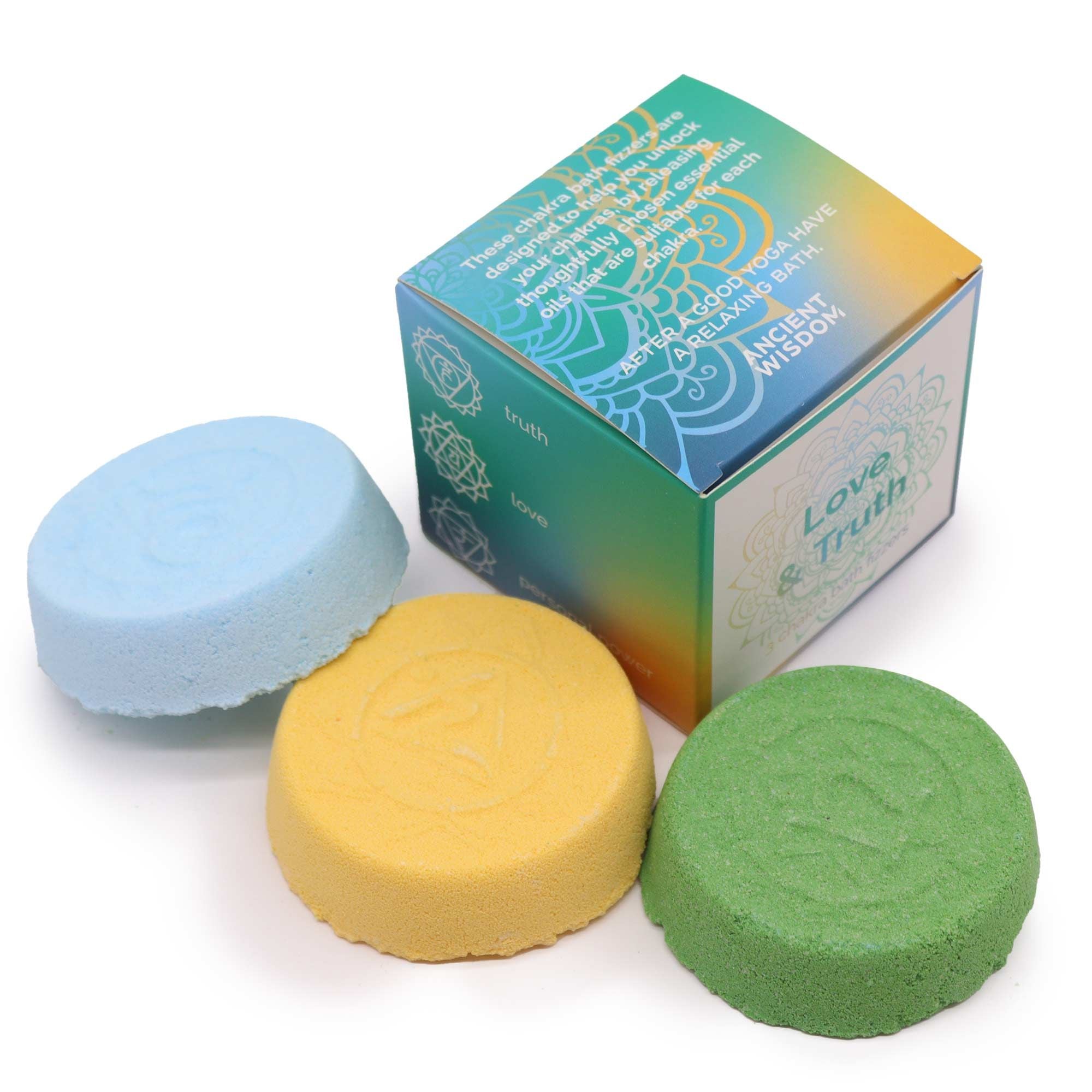 Chakra Bath Fizz - Small box - Love & Truth - YourGiftIdeasUK