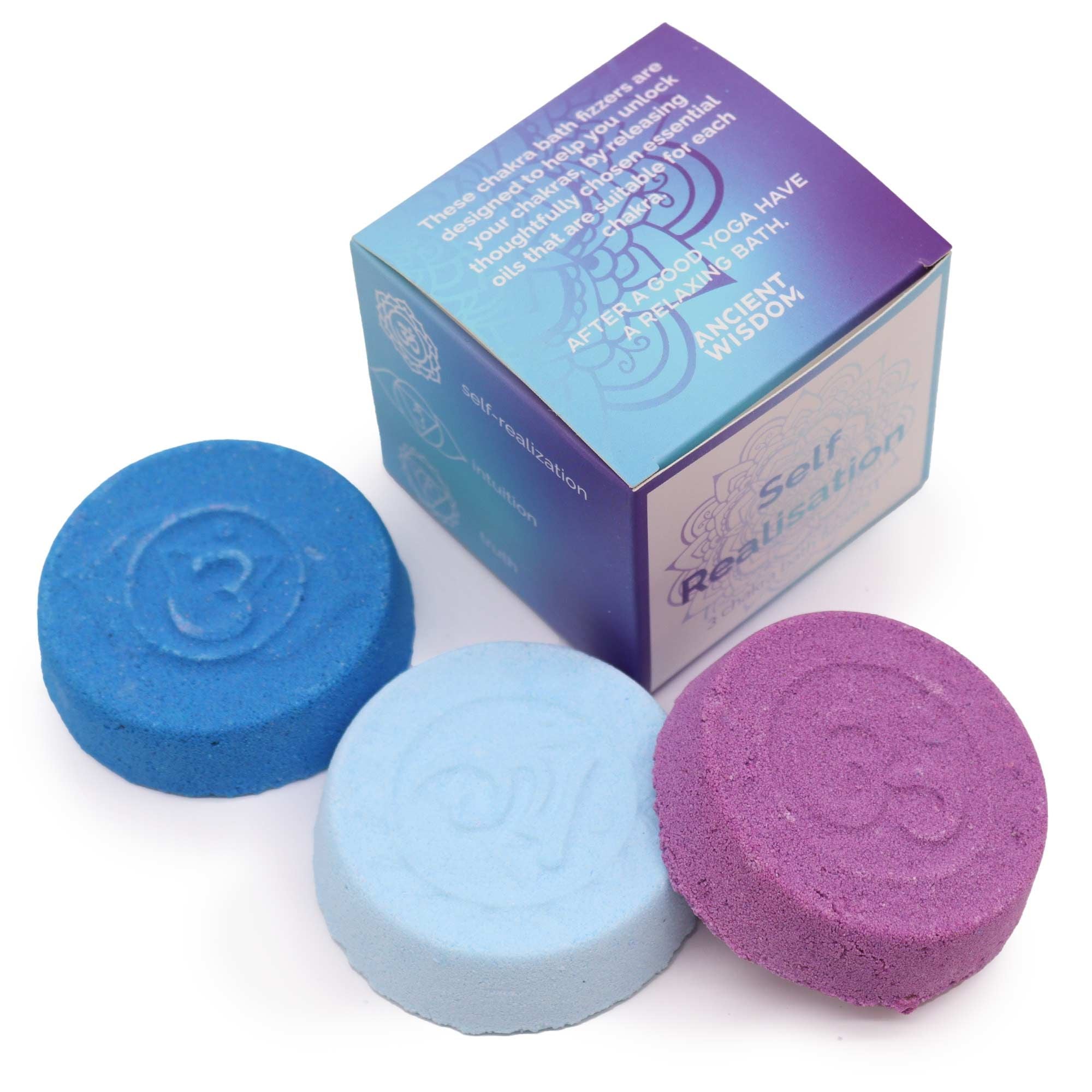 Chakra Bath Fizz - Small box - Self Realisation - YourGiftIdeasUK