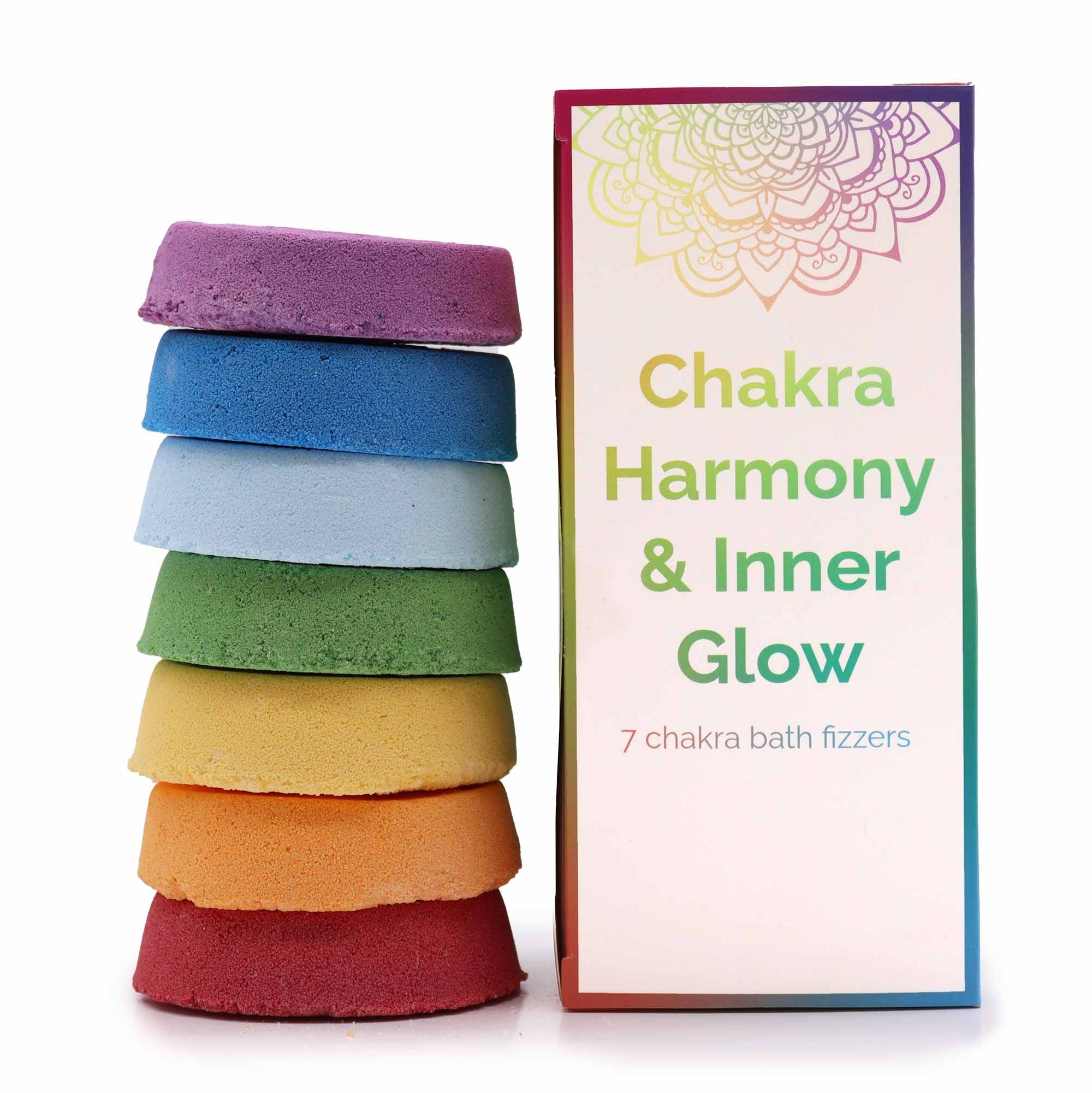 Chakra Bath Fizz - Large Box - Chakra Harmony & Inner Glow - YourGiftIdeasUK