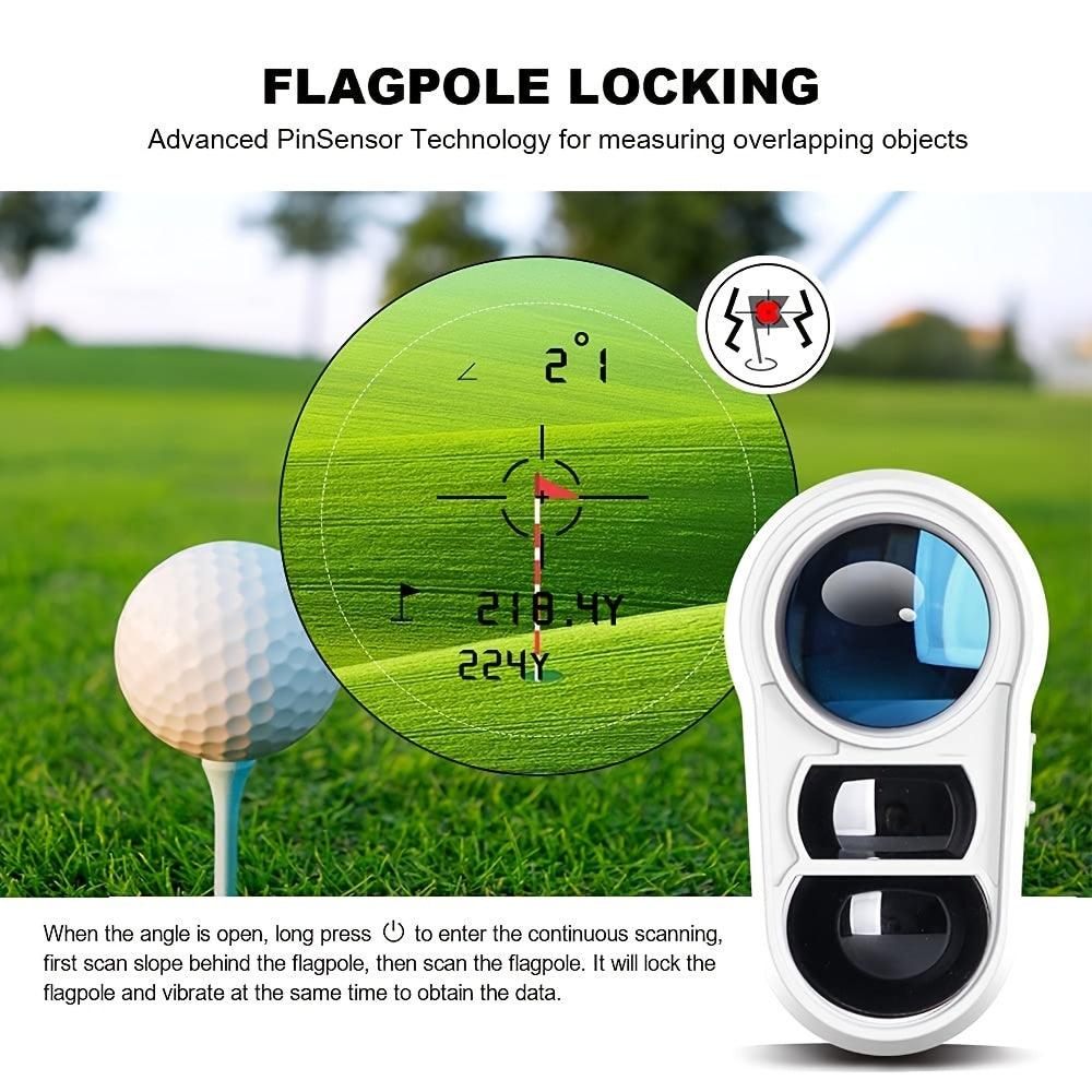 REVASRI Golf Rangefinder With Slope And Pin Lock Vibration, External Slope Switch For Golf Tournament Legal, Rangefinders With Rechargeable Battery 1000YDS Laser Range Finder - Your Gift Ideas