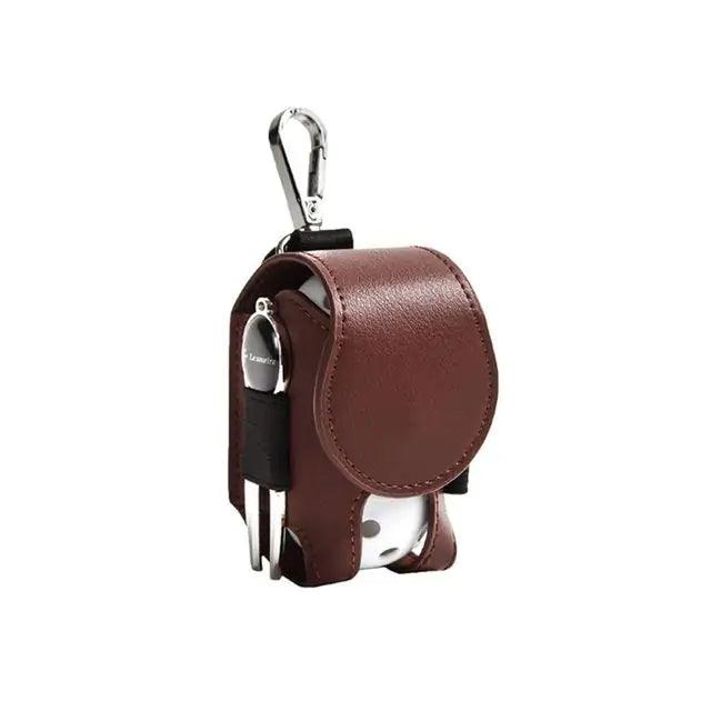 Mini Leather Golf Ball Pouch - Your Gift Ideas
