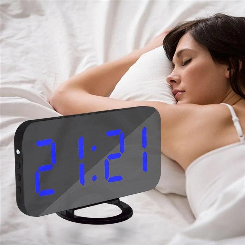 LED Mirror Clock - Your Gift Ideas