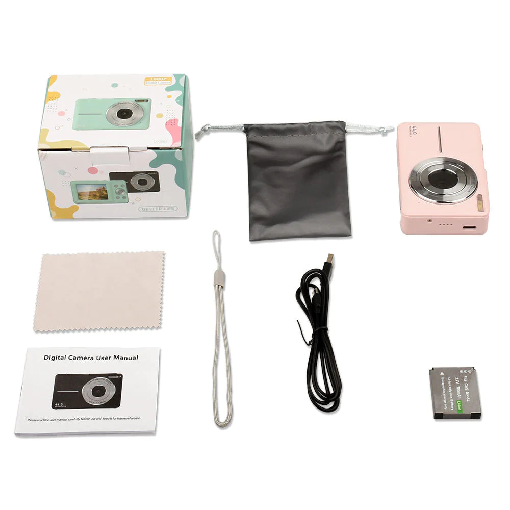 Mini HD Digital Camera for Kids - Perfect Christmas & Birthday Gift