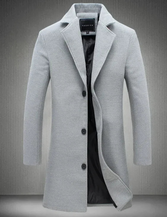 Elegant Men's Wool Jacket